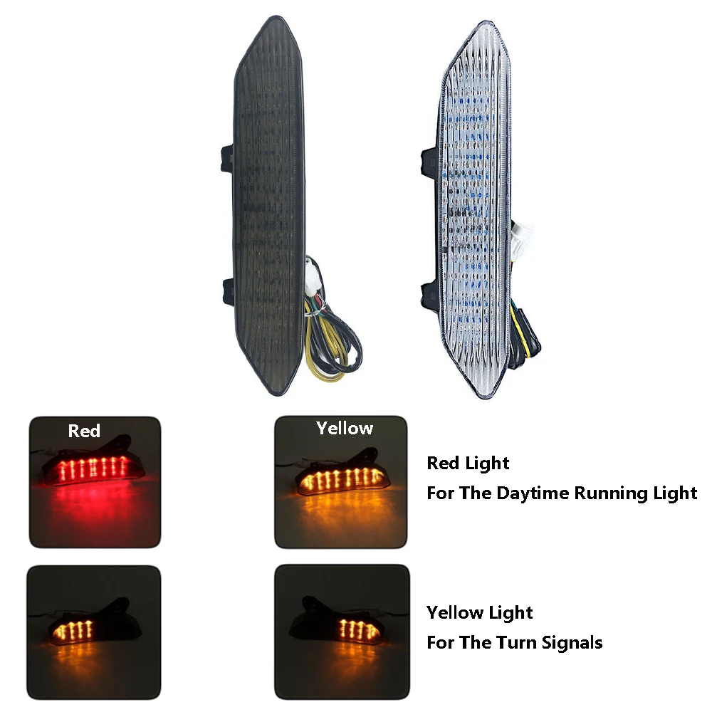 

LED Motorcycle Turn Signals Integrated Tail Light Rear Brake Lamp Taillight for YAMAHA YZF R1 2002-2003