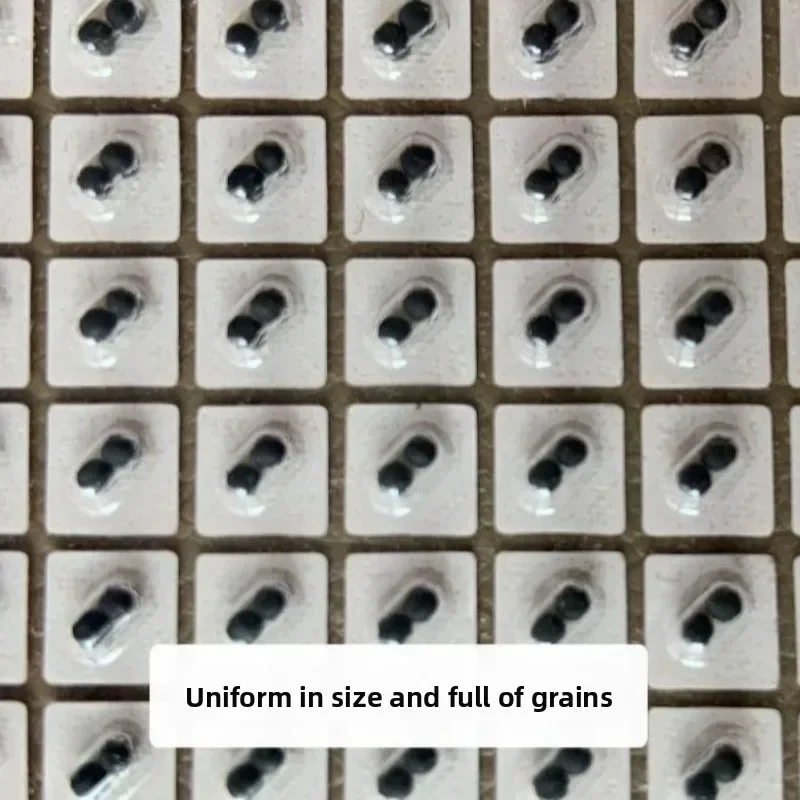 600 قطعة/الحقيبة الأذن الوخز بالإبر العلاج بالتدليك إبرة التصحيح البذور ملصق الأذن الأذن العلاج Vaccaria