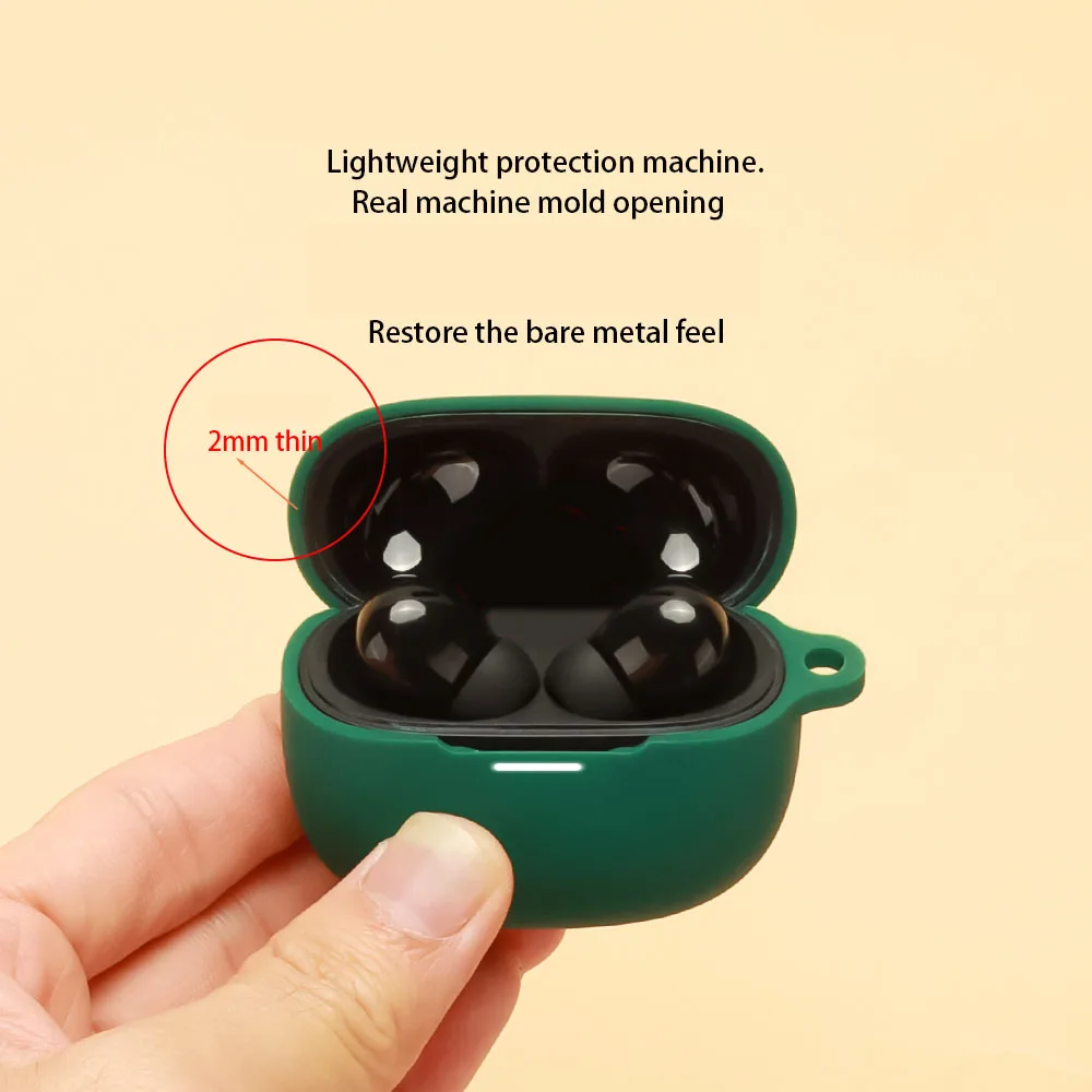 

New for REDMI Buds 8 Wireless Earbuds cover Silicone Soft case Compatible with for REDMI Buds 8 Shockproof Shell Case Protective