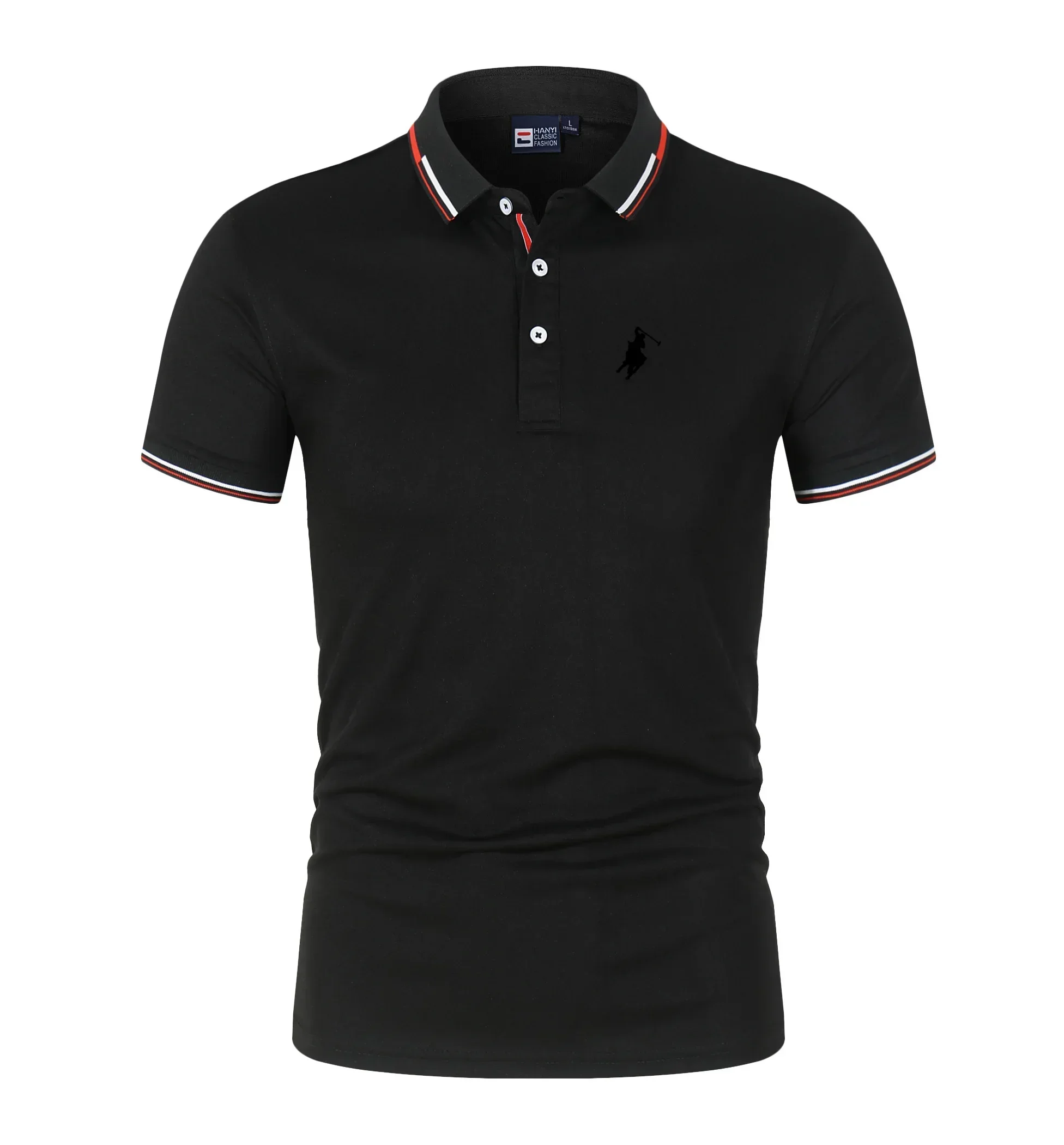 Men Golf Polo Shirt Lapel T-Shirt Short Sleeve Solid Color Fashion Business Casual Pullover Summer Tops Clothing Polo Shirts