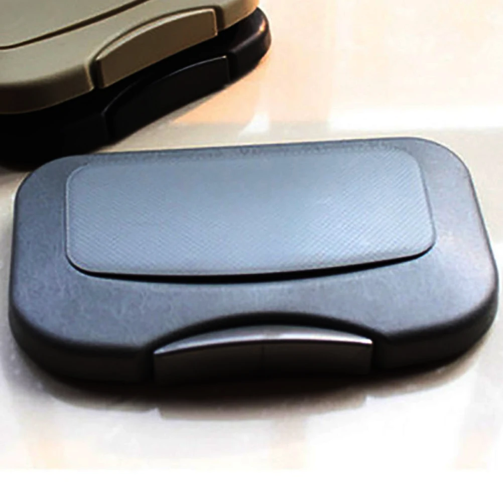 

2Pcs Drink Holder Backseat Tray Double Trays Folding Table Food Abs for Cars Car Dining Tray Storage Solution Travel Accessories
