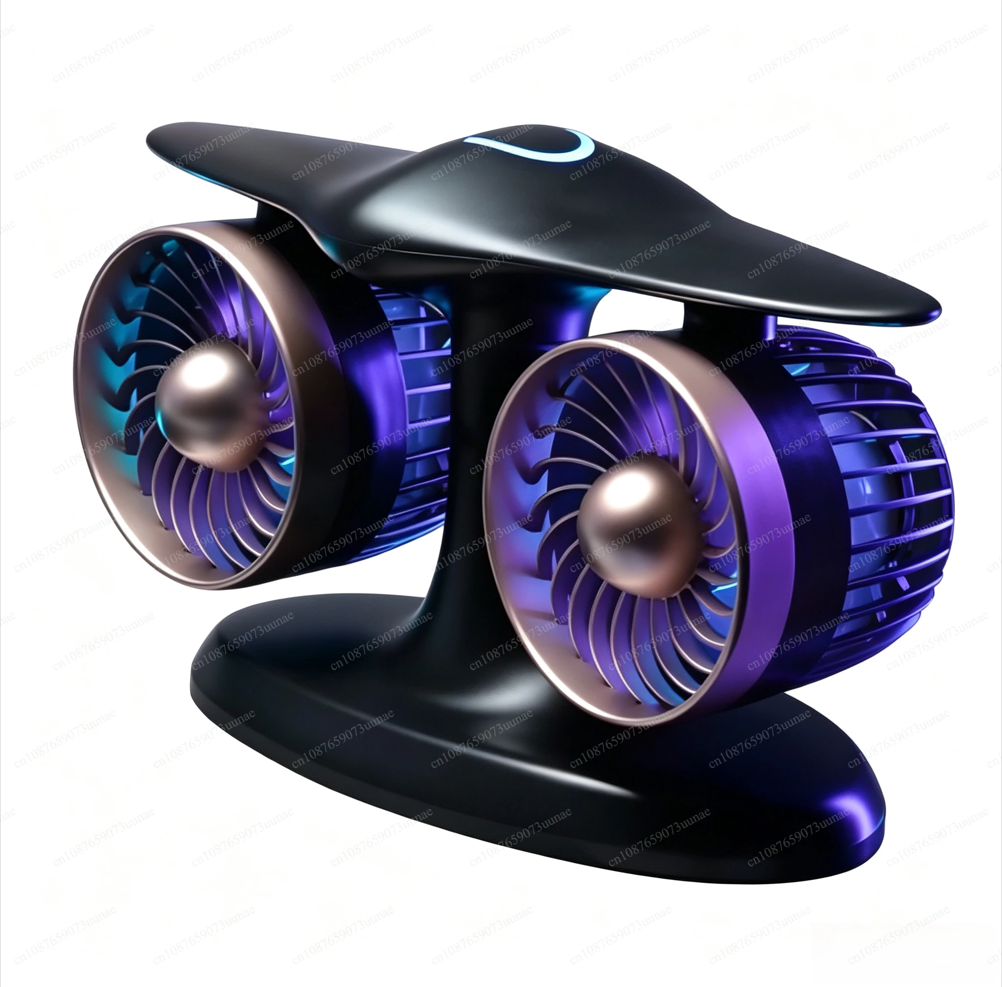 Creative Aircraft‑Engine‑Shaped Desktop Turbo Circulation Fan Long‑Lasting Battery Rechargeable Desk Cooling Fan For Office Home