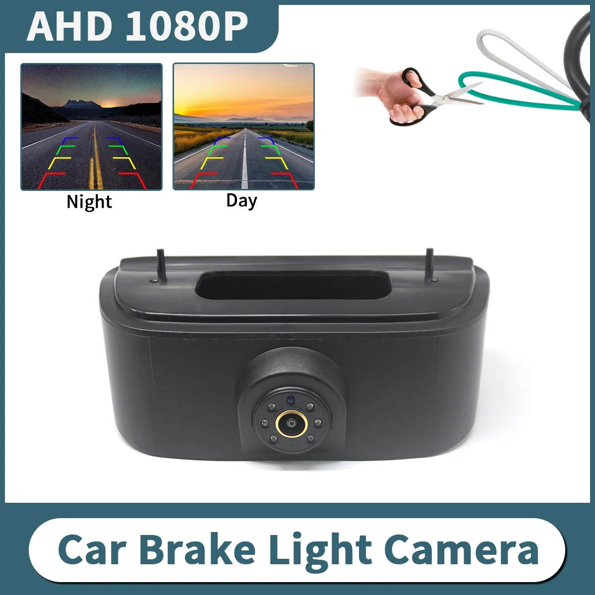 

AHD 1080P золотой объектив, автомобильный стоп-сигнал, камера заднего вида для Nissan NV200 Chevrolet City Express Van, водонепроницаемый автомобиль