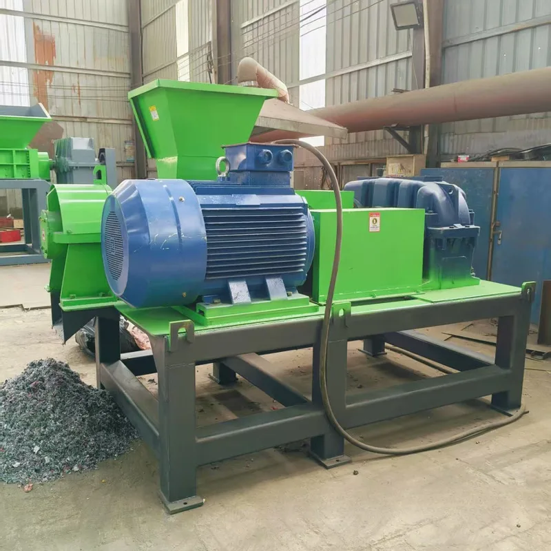 Single-Axis Spiral Textile Machine Head Material Old Clothes Electric Vehicle Bicycle Shredder