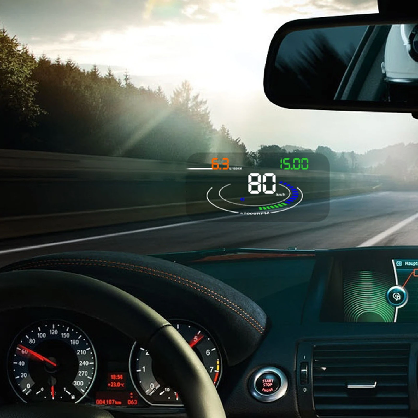 Car HUD Head Up Display Film HUD Window Reflective Film Windshield Reflective Screen Transparent High Definition HUD Film