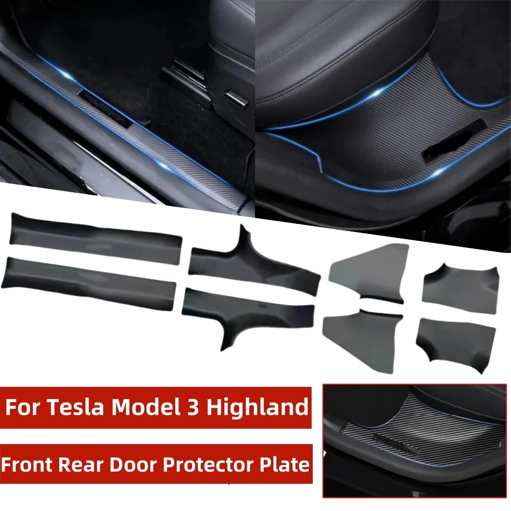 

Защитная накладка для передней и задней двери автомобиля Tesla Model 3 Highland 2024 ABS
