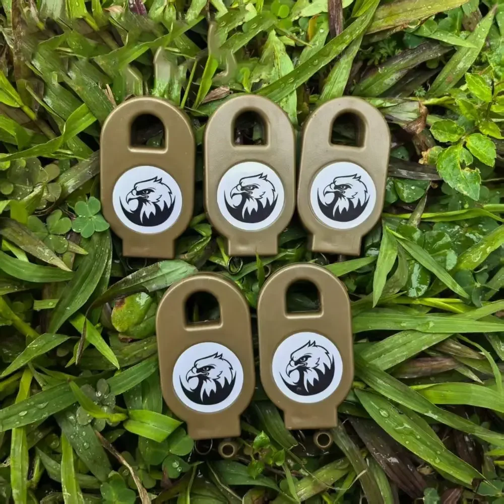 Durable Steel Wire Hunting Keychain PE Wire Rebound Quick Setting Trap Clip Retractable Easy Pull Buckle Outdoor Hunting Tool