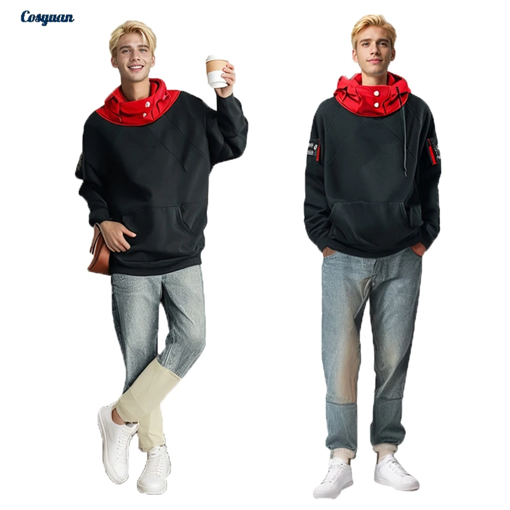 

Anime Jujutsu Of Kaisen Cosplay Yuji Itadori Hoodie Clothes Men Party Disguise Roleplay Halloween Costume Carnival Outfits Suits
