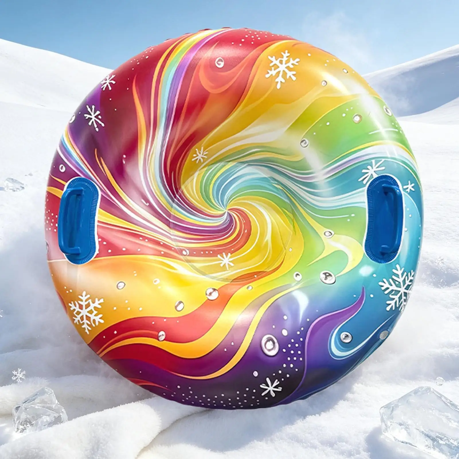 bouee-gonflable-tractable-pour-ski-luge-aquatique-avec-poignees-luge-gonflable-pour-ski-d'hiver-lac-riviere-piscine-plage-parc-exterieur