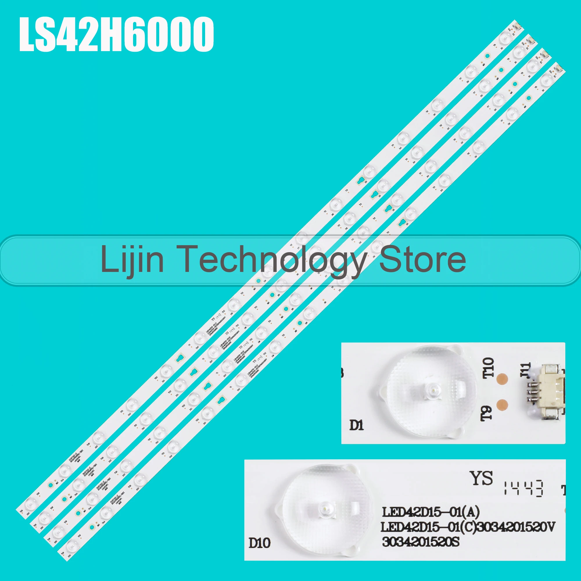 tira conduzida para led42d1501c 3034202320 v le42k50f le42b310g ls42h6000 ls42k5500 tf led42s39t2s 42ce3210d le42b8000 01