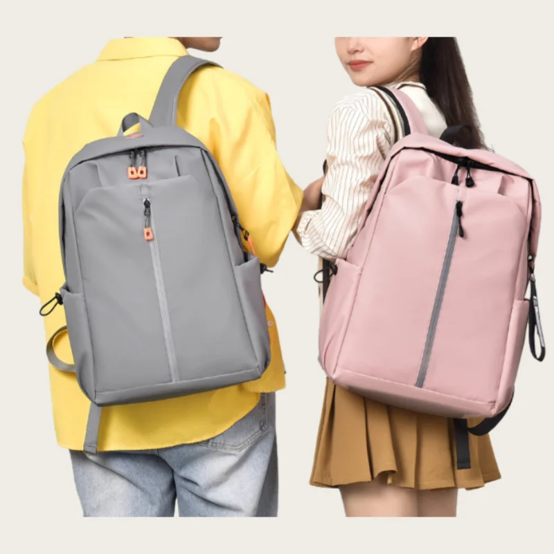 미니멀리스트 남성 캐주얼 백팩 대용량 여성 통근 백팩 경량 비즈니스 남성 백팩 편리한 USB