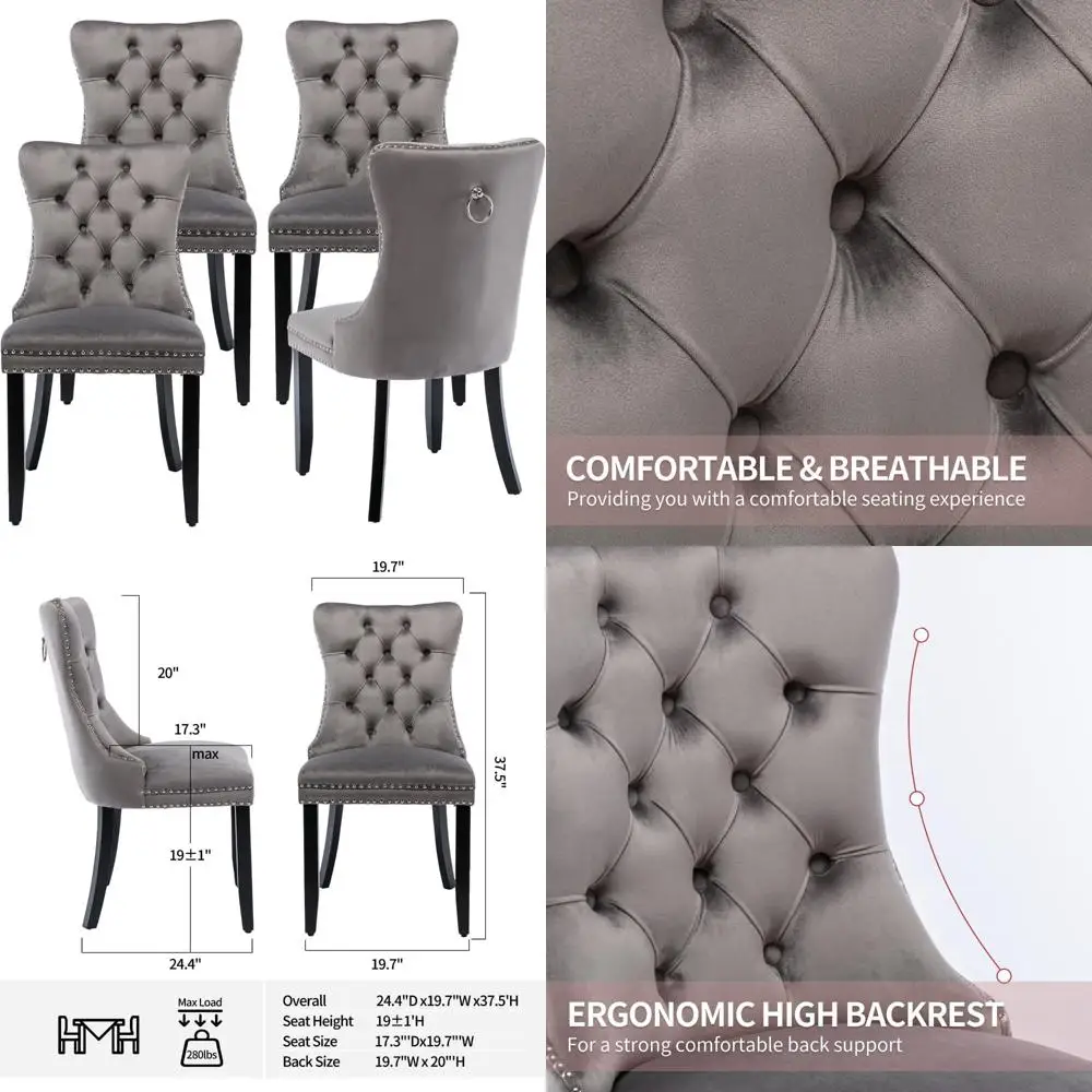 Upholstered Oval St…