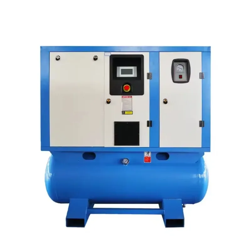 Wear Resistant Rotor Screw Compressor Water Cooling For Mine Ore Rock Cutting Drilling Equipment Supporting Air Supply Work