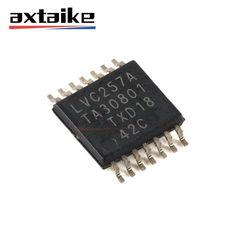 10PCS LVC257A 74LVC257APW SN74LVC257APWR LC257A TSSOP-14 Quad 2-input Multiplexer With 5V Tolerant Inputs Outputs 3-state IC