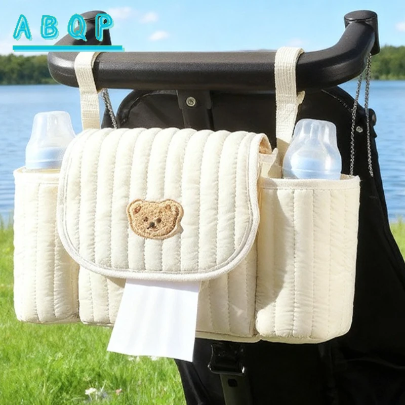 Baby Stroller Bag Cartoon Fashionable Baby Stroller Bag Large Capacity Portable Baby Stroller Supplies Storage Bag High Quality