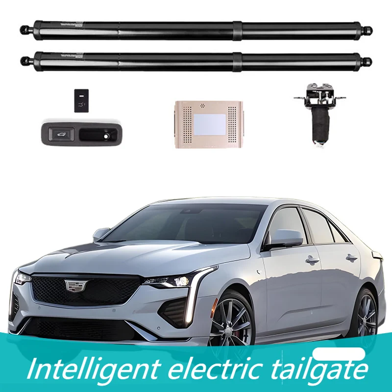 

Умная задняя дверь с электроприводом, электрическая задняя дверь, автоматический багажник с дистанционным управлением, громкая связь, дополнительно для Cadillac CT4 2019-2024