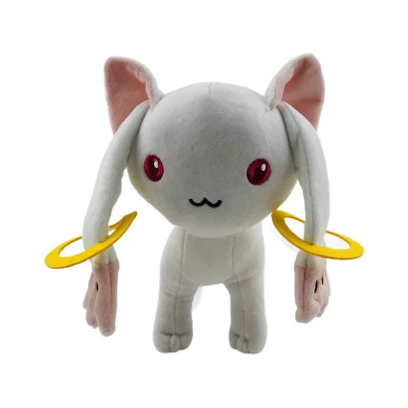 23cm Kawaii Anime Qbay Cat Puella Magi Madoka Magica Magic Kyubey Toy Cute Fashion Trendy Doll Charm Gift for Children Ornament