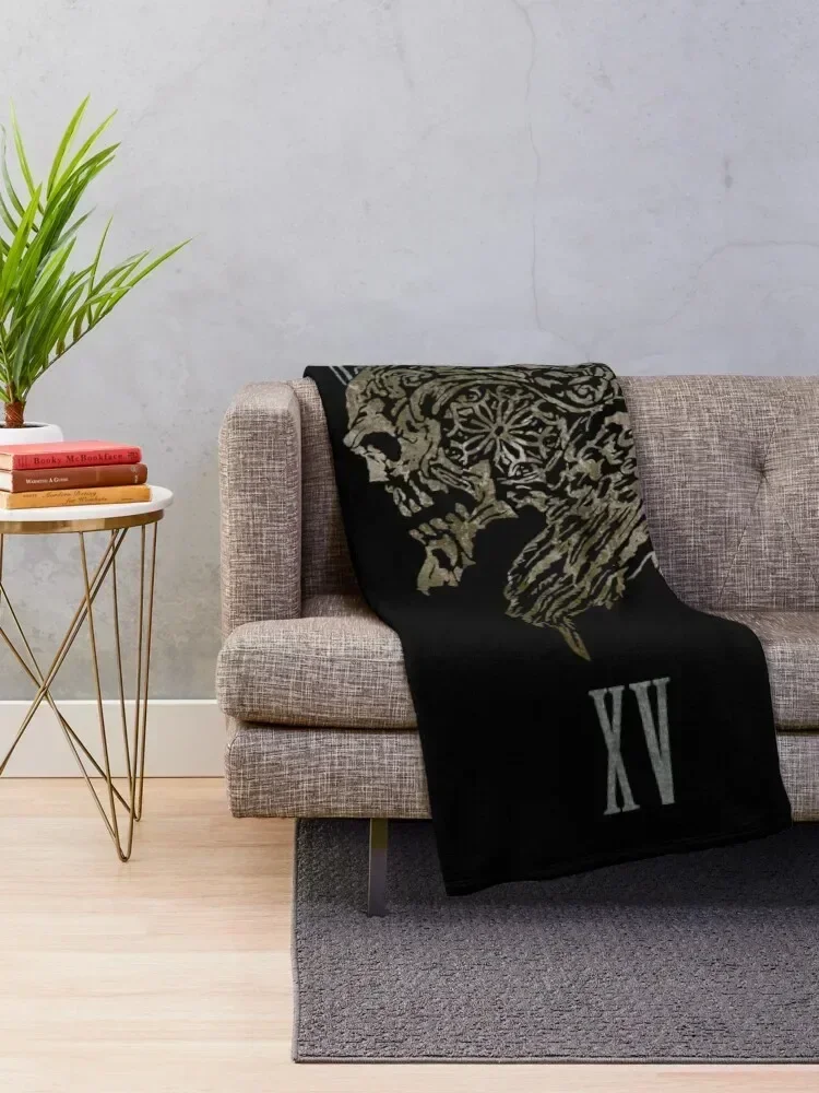 The Lucian Crest Throw Blanket Loose Sofas Weighted Blankets