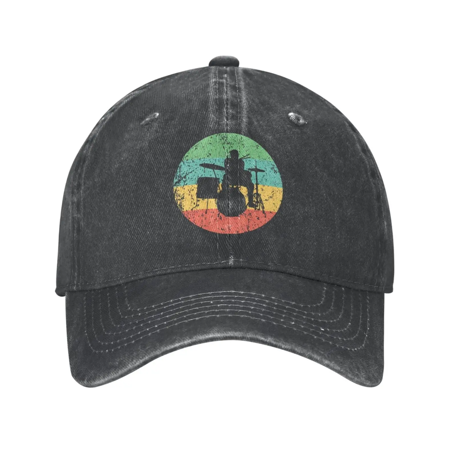 Adult Vintage Trucker Dad Hat Retro Drummer Baseball Cap Funny Cowboy Hats