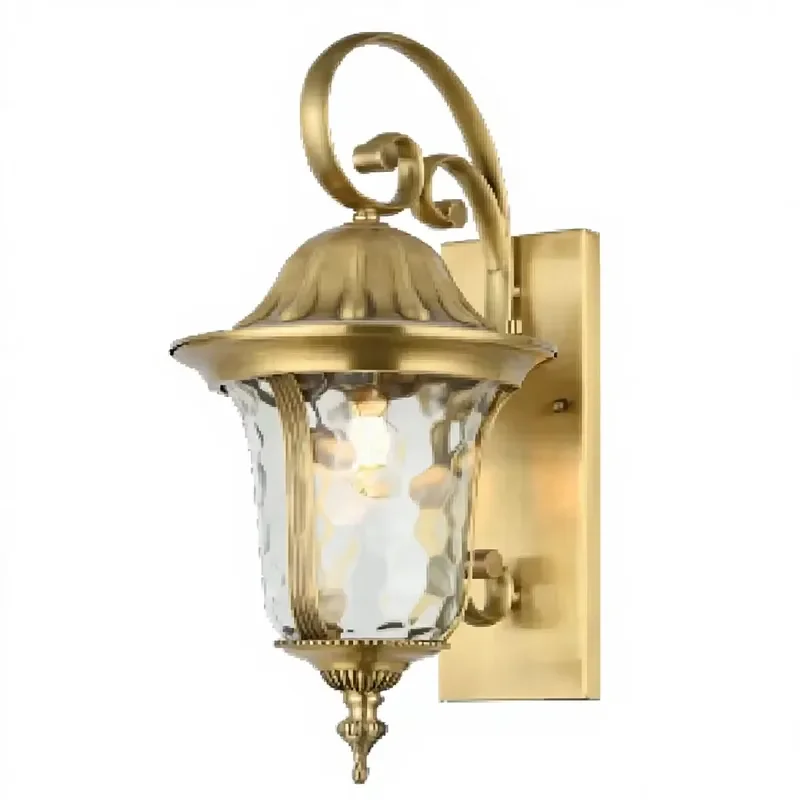 Modern Aluminum LED Wall Lamp Waterproof Outdoor Light 360 Degree Luminous Angle European Style for Garden Corridor Balcony