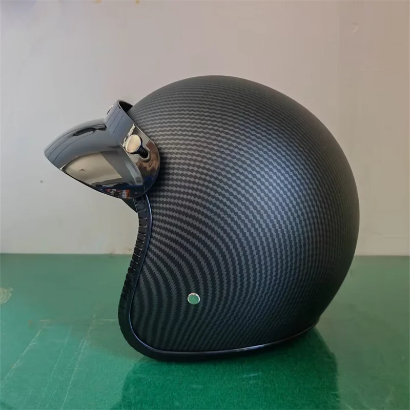 

Dot Approved Retro Motorcycle Helmet Casco 3/4 Open Face Helmet Cafe Racer Chopper Capacete DOT CE