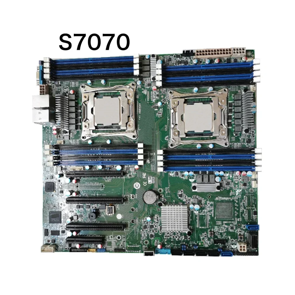 For TYAN S7070 S7070GM2NR Server Motherboard X99 E5-2600 V3 V4 Mainboard 100% Tested OK Fully Work Free Shipping