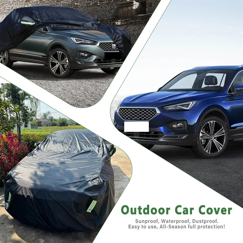 

Car Cover for SEAT Tarraco - Outdoor Full Protection, Waterproof Dustproof Heat-Resistant, All-Season Use Exterior Accessories
