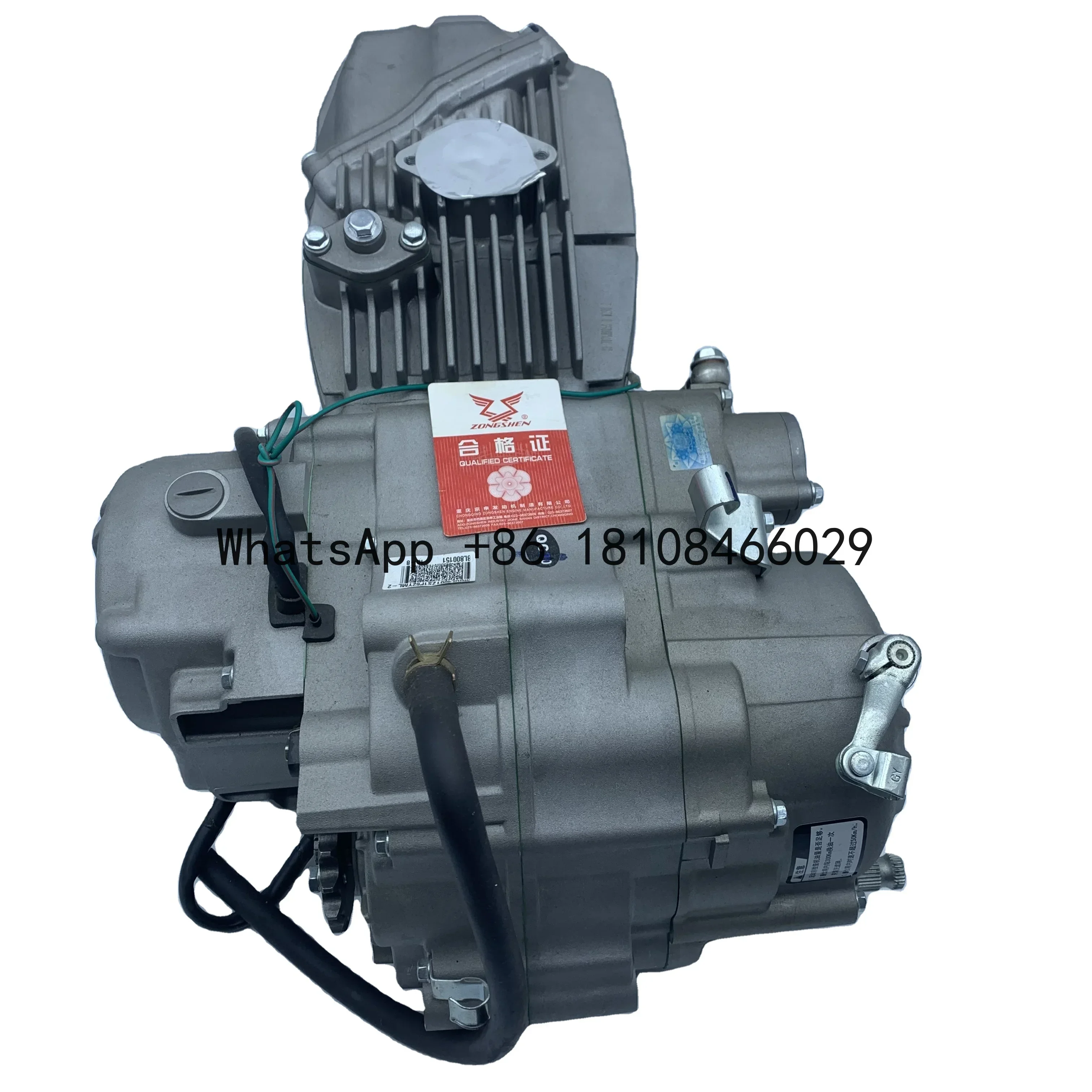 4 Stroke 190cc Engine Motorcycle Engine Assembly 190cc Horizontal Zs190 W190 Engine for 190