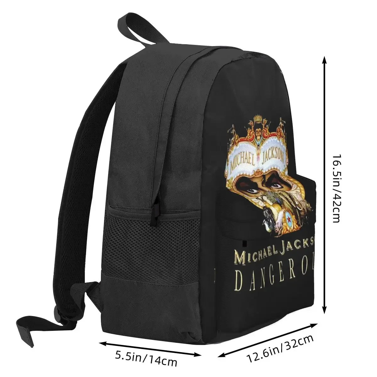Michael Jackson Dancing Backpack Student BookBag Kids School Bag Laptop Shoulder Bags for Men Women