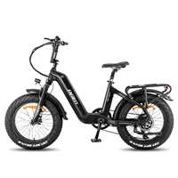 FAFREES F20 Master Electric Bike 20*4.0 inch Air Fat Tire E-bike 500W Rear Drive 25km/h Max Speed 48V 22.5Ah Battery 140-160km