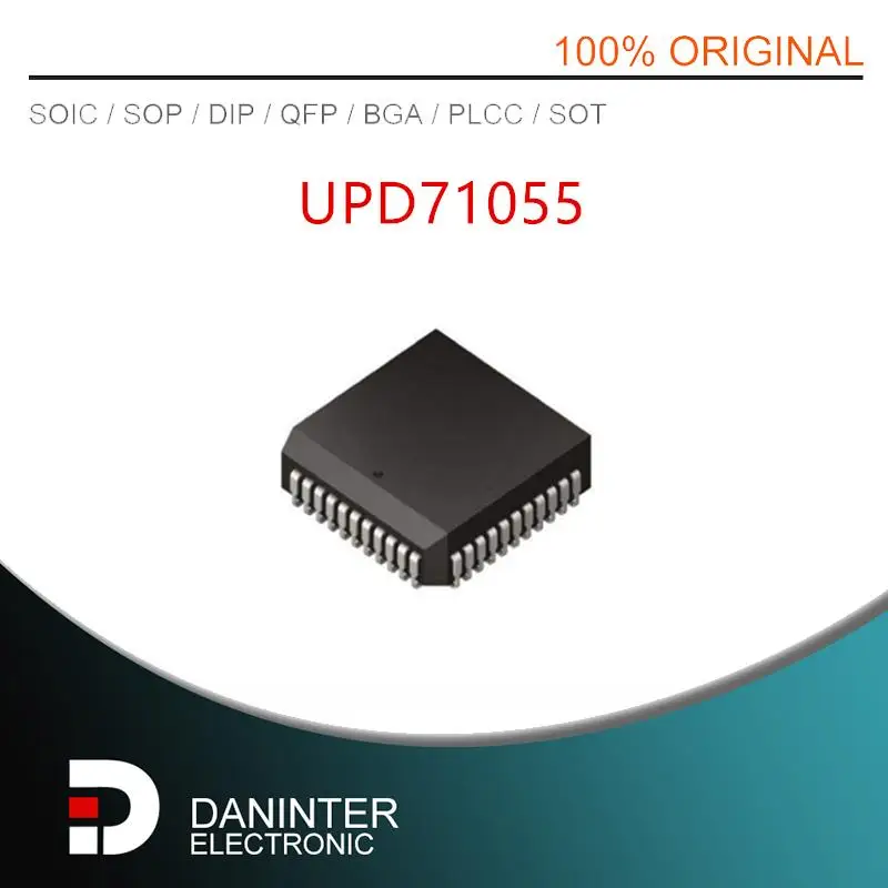 10 قطعة/الوحدة UPD71055 D71055 UPD71055L-10 D71055L D71055L-10 UPD71055L PLCC44