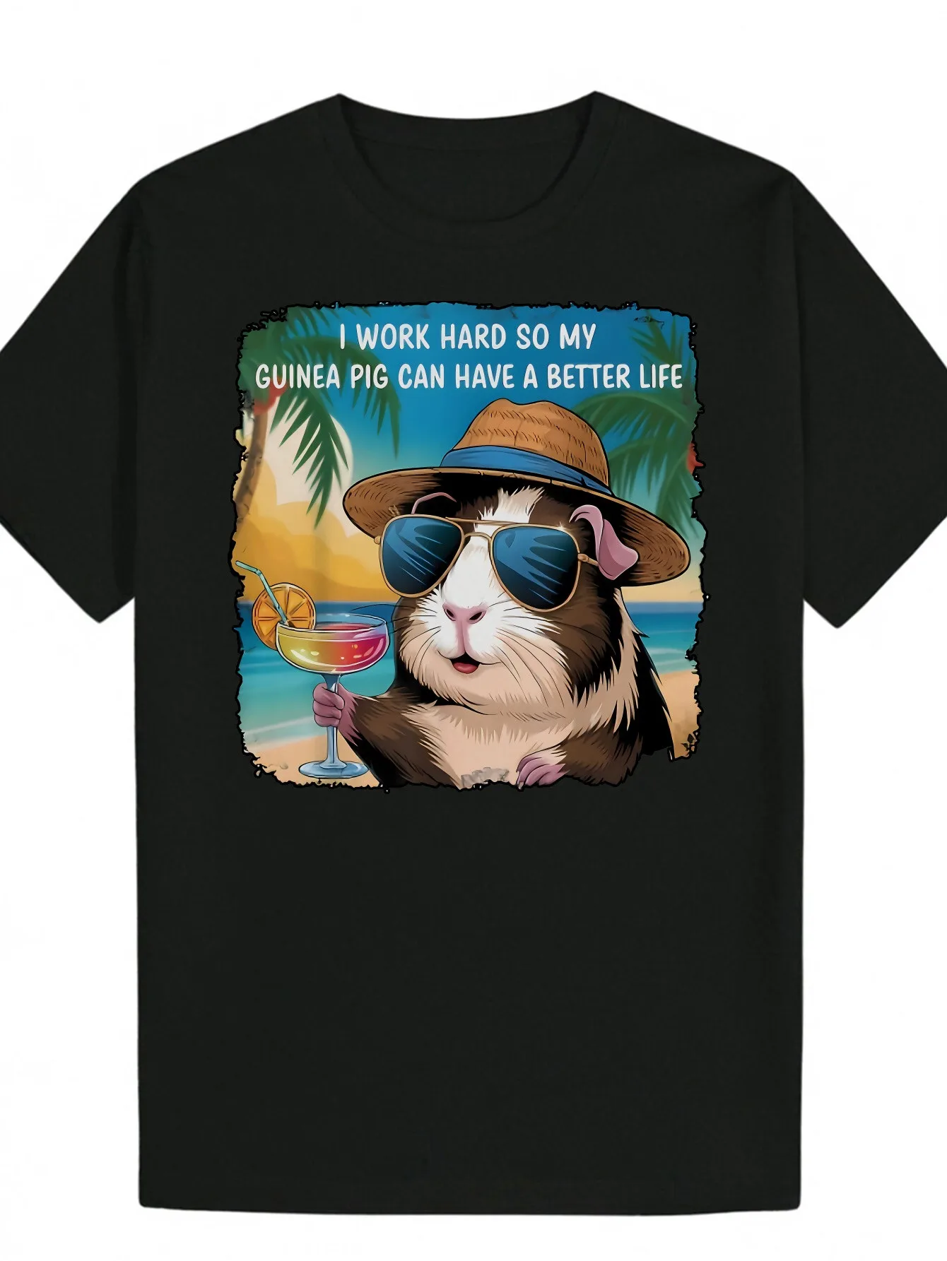 

Men's Short-sleeved Printed - 100% Pure Cotton 7.76oz Casual Graphic Tee