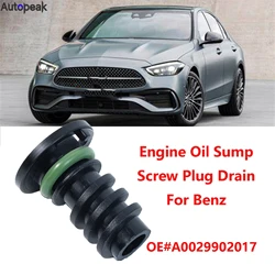 1Pcs Engine Oil Sump Screw Plug Drain For Benz A B C E G M S V Class W166 W447 V222 W222 X222 A217 C217 B907 B910 A0029902017