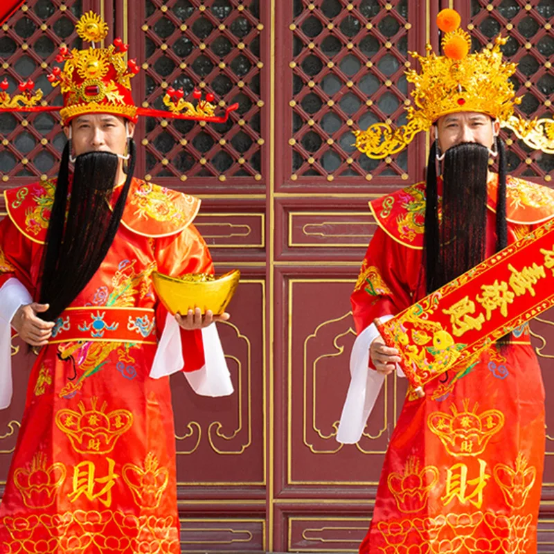 

Fortune God Costume Full Set For Adults Men And Women Annual Meeting Opening Celebration New Year Performance Costume Fortune