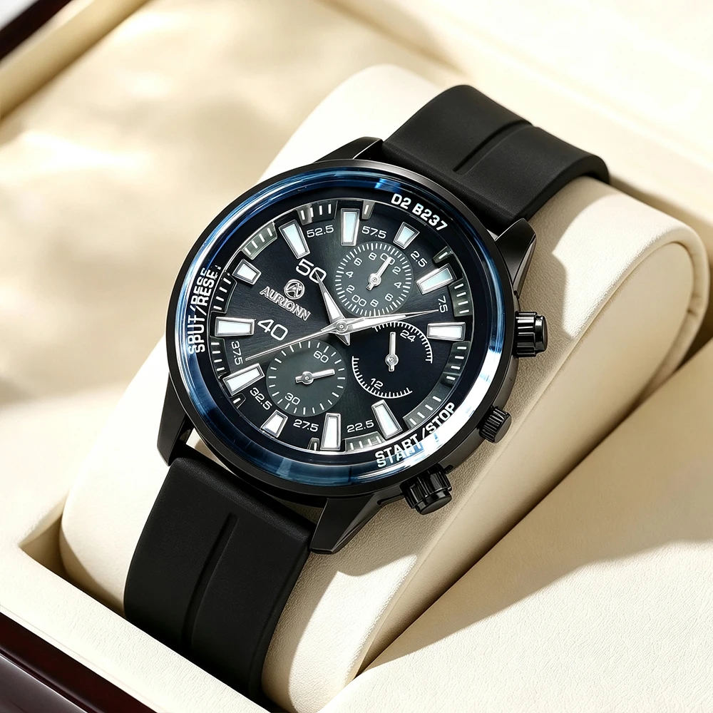1Pc Men's New Quartz Watch, Practical And Versatile, The Best Choice For Giving Gifts To Fathers And Boyfriends (No Box Given)
