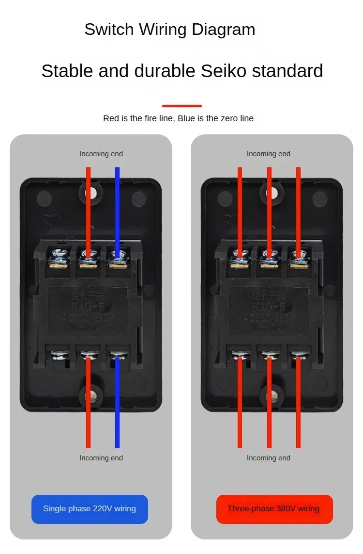 On Off Water Proof Push Button Switch 10A 250V 380V Waterproof Push Button for Cutting Machine Bench Drill Switch Plastic Motor
