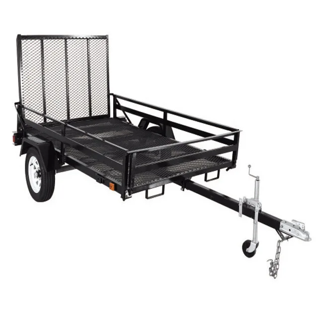 American Market Powder Coated Utility Landscape ATV Car Trailer Heavy Duty