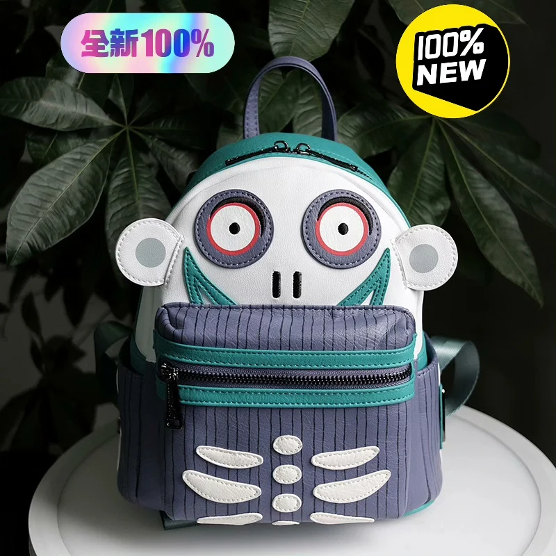 2024 New Loungefly Christmas Eve Fright Barrel Cosplay Mini Backpack Boy Backpack Children'S Backpack Creative Casual Bag Gift