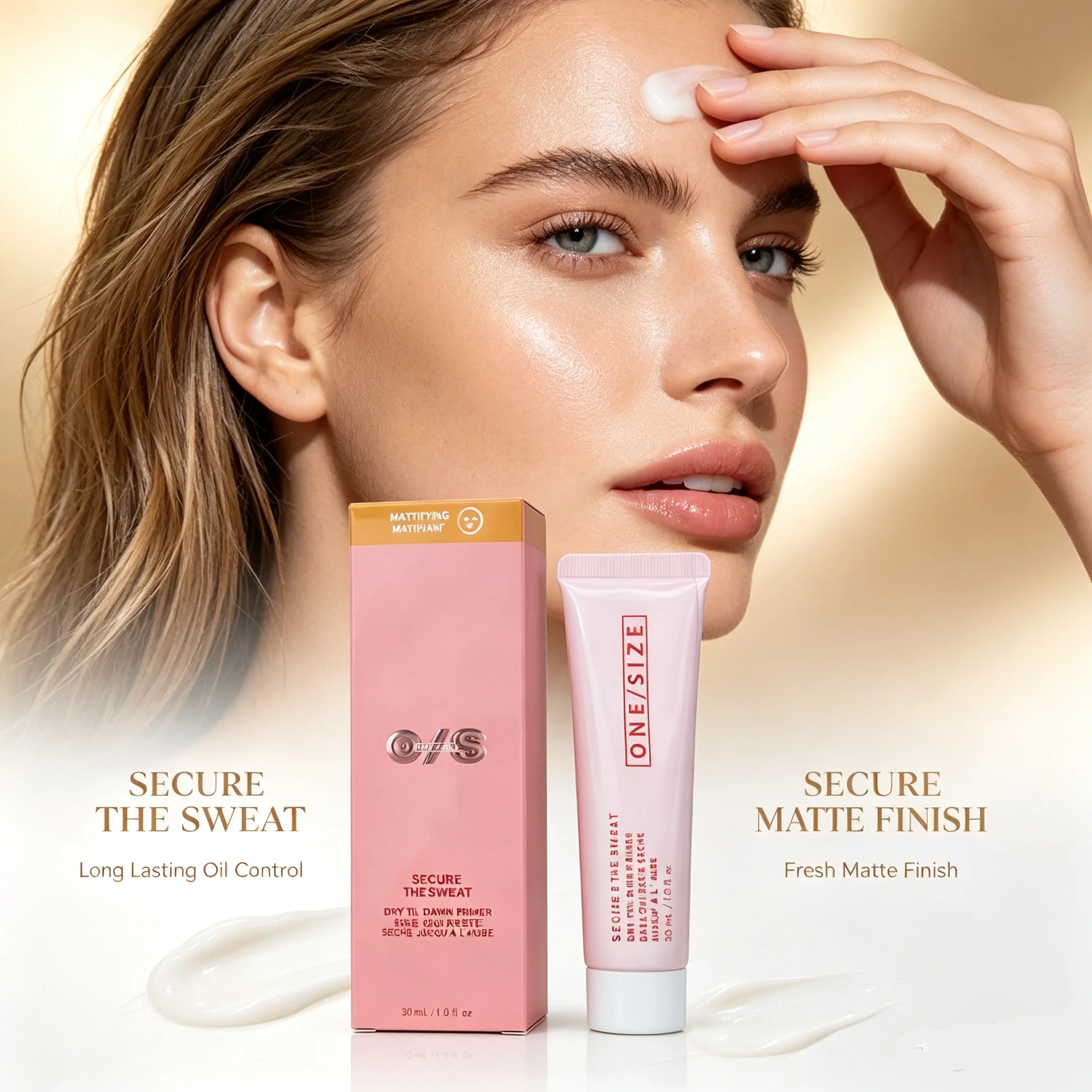 Mattifying Face Primer, Long Lasting Oil‑Control Sweat‑Proof Makeup Base Shrink Pores for Oily Skin 30ml