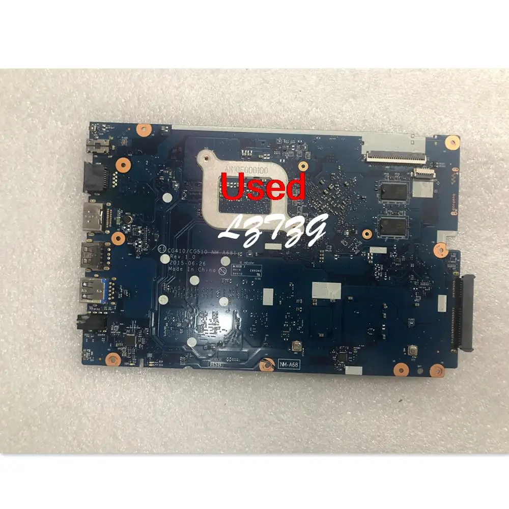 CG410/CG510 NM-A681 For Lenovo Ideapad 100-15IBD Laptop Motherboard mainboard CPU I3-5005U V2G FRU  5B20K40878