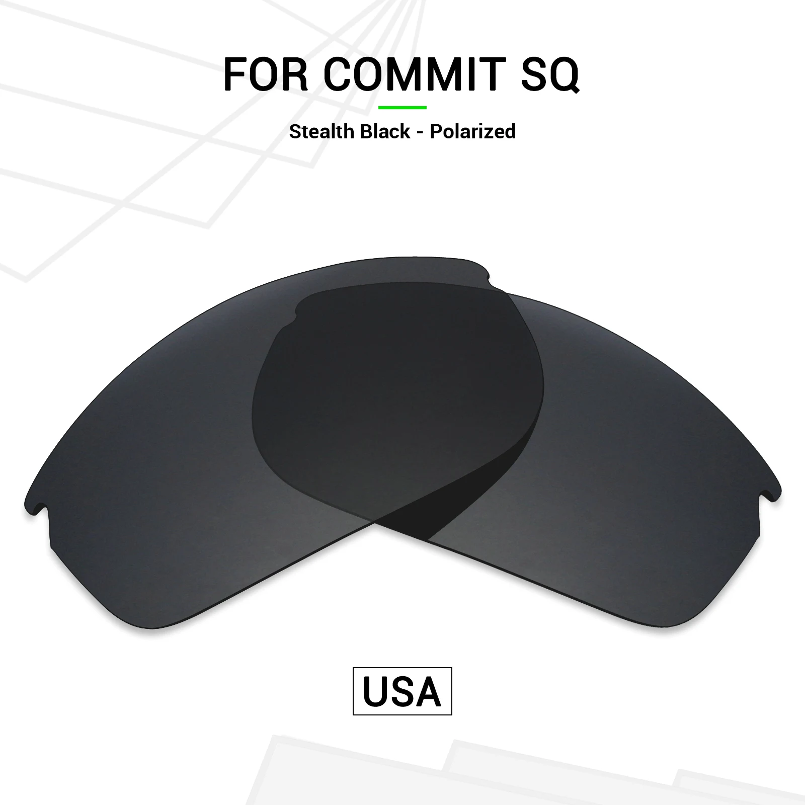 SNARK POLARIZED Replacement Lenses for Oakley Commit SQ OO9086 -62mm Sunglasses - Multiple Options