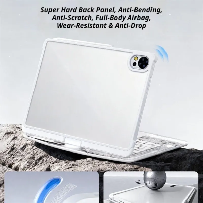 Wireless Smart Bluetooth Keyboard Tablet Case Bundle For Huawei MatePad 11.5/11.5S Y2K Style For MatePad Air 12in 2023 2024 2025