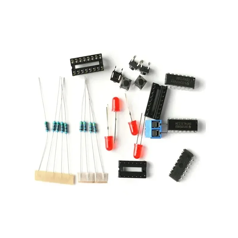 Four Person Responder Diy Kit 4 Channel Answering Teaching Practice Welding PCB Board Fun Electronic DIY Parts laboratory