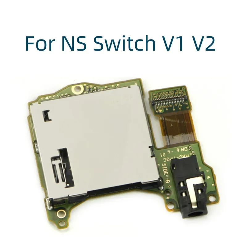 Replacement for Nintendo Switch V1 V2 Console Headphone Jack Game Host Card Reader Gamepad Card Cartridge Slot Repair Parts