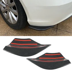 2pcs Car Rear Bumper Side Diffuser Splitter Lip Left Right Aerodynamic Replacement for Mercedes‑Benz A Class W176 2012-2018