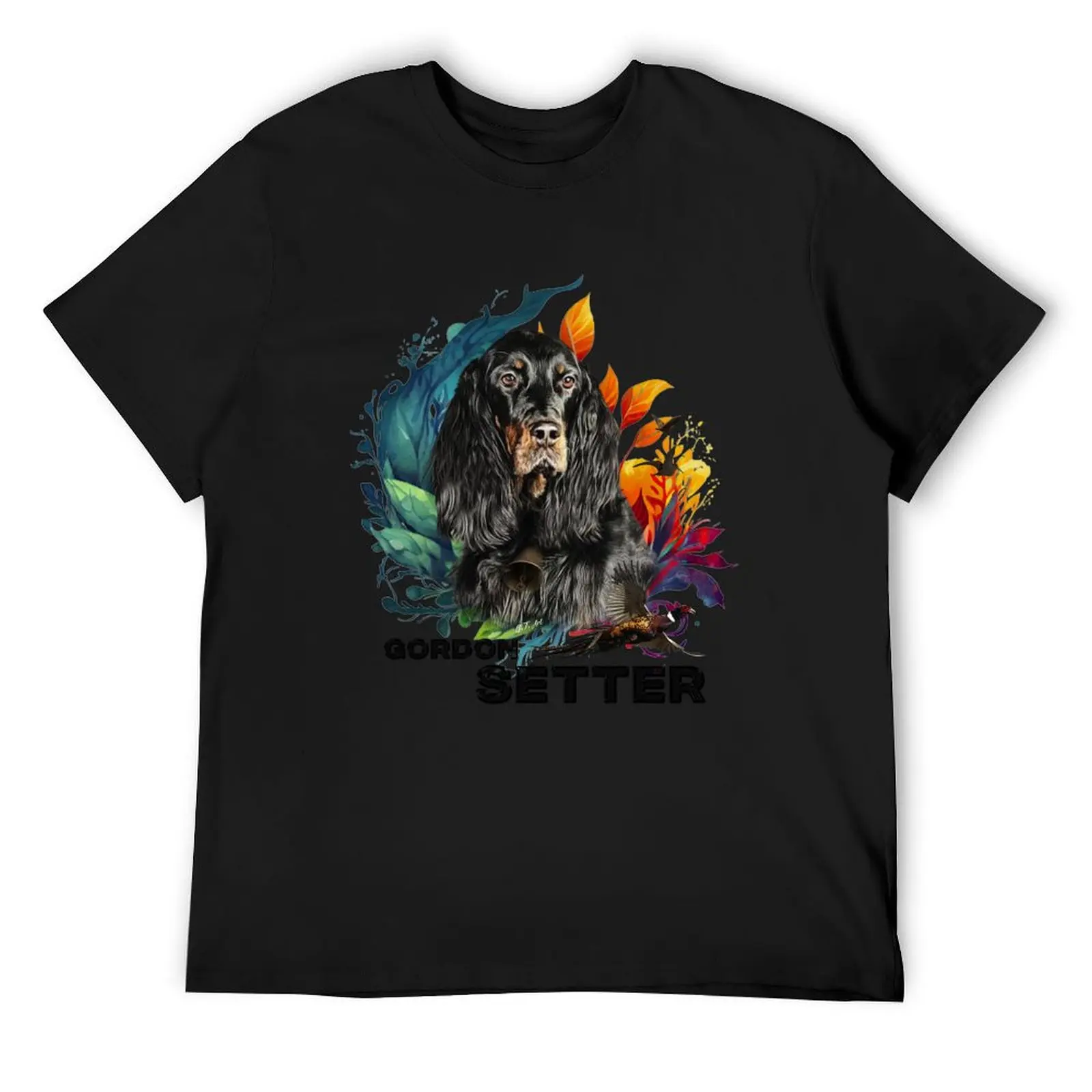 Setter Gordon Art T-Shirt shirts graphic tees plus size clothes Blouse mens graphic t-shirts anime