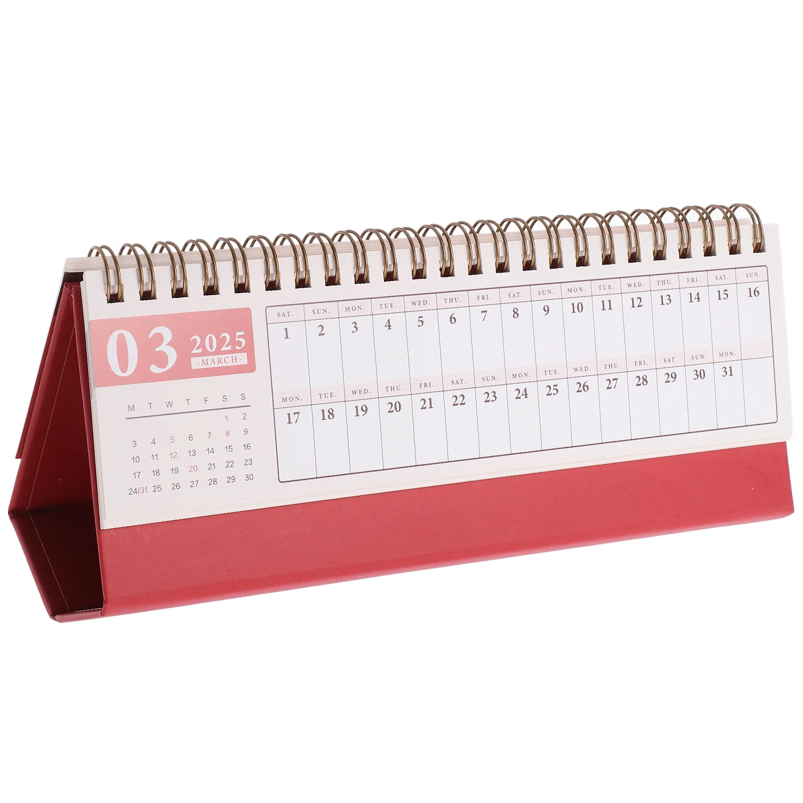 2025 ปฏิทินตั้งโต๊ะ Office ขนาดเล็ก 2024-2025 Advent Planner Mini ปฏิทินตั้งโต๊ะเปิดหน้า