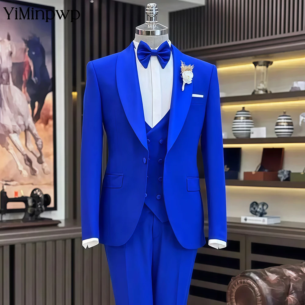 

YiMinpwp Hot Sale Men's Suits 2 Pieces Single Breasted tailored Gala Dinner Suit Special Occasion Blazer Sets Customized