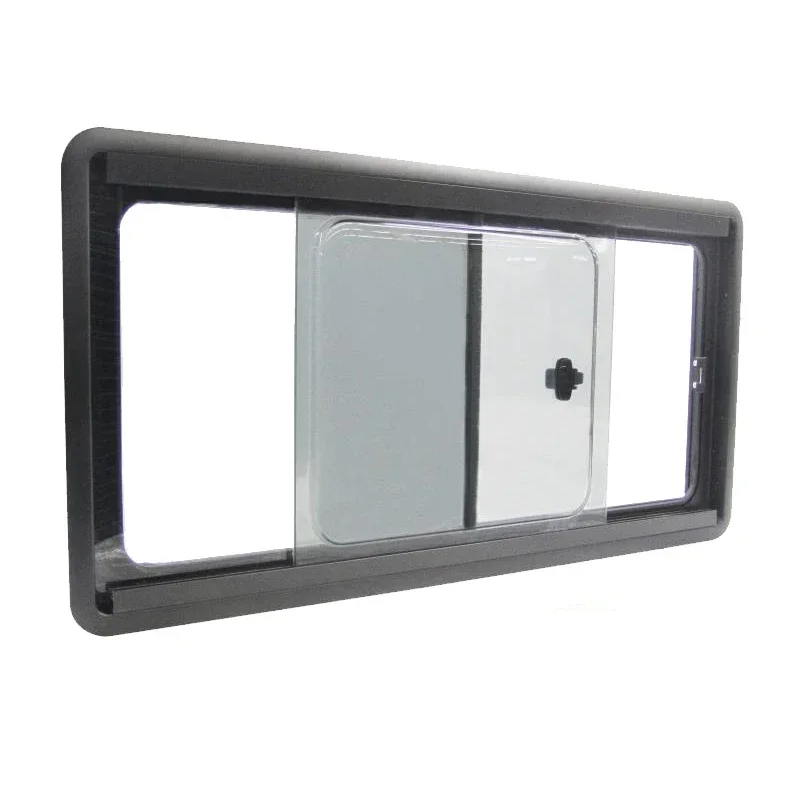 RV sliding window Chase IVECO Transit tempered glass blackout mosquito customization