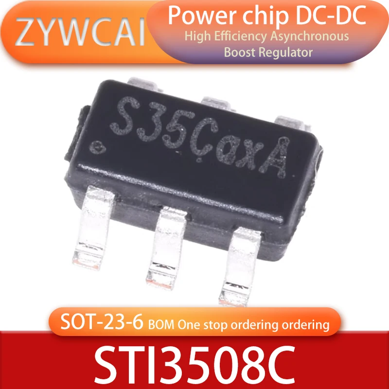 

STI3508 S35B STI3508C S35C SOT23-6 30V 28V Output 2.5A Current Limit High Efficiency 1.2MHz 1MHz Asynchronous Boost Regulator